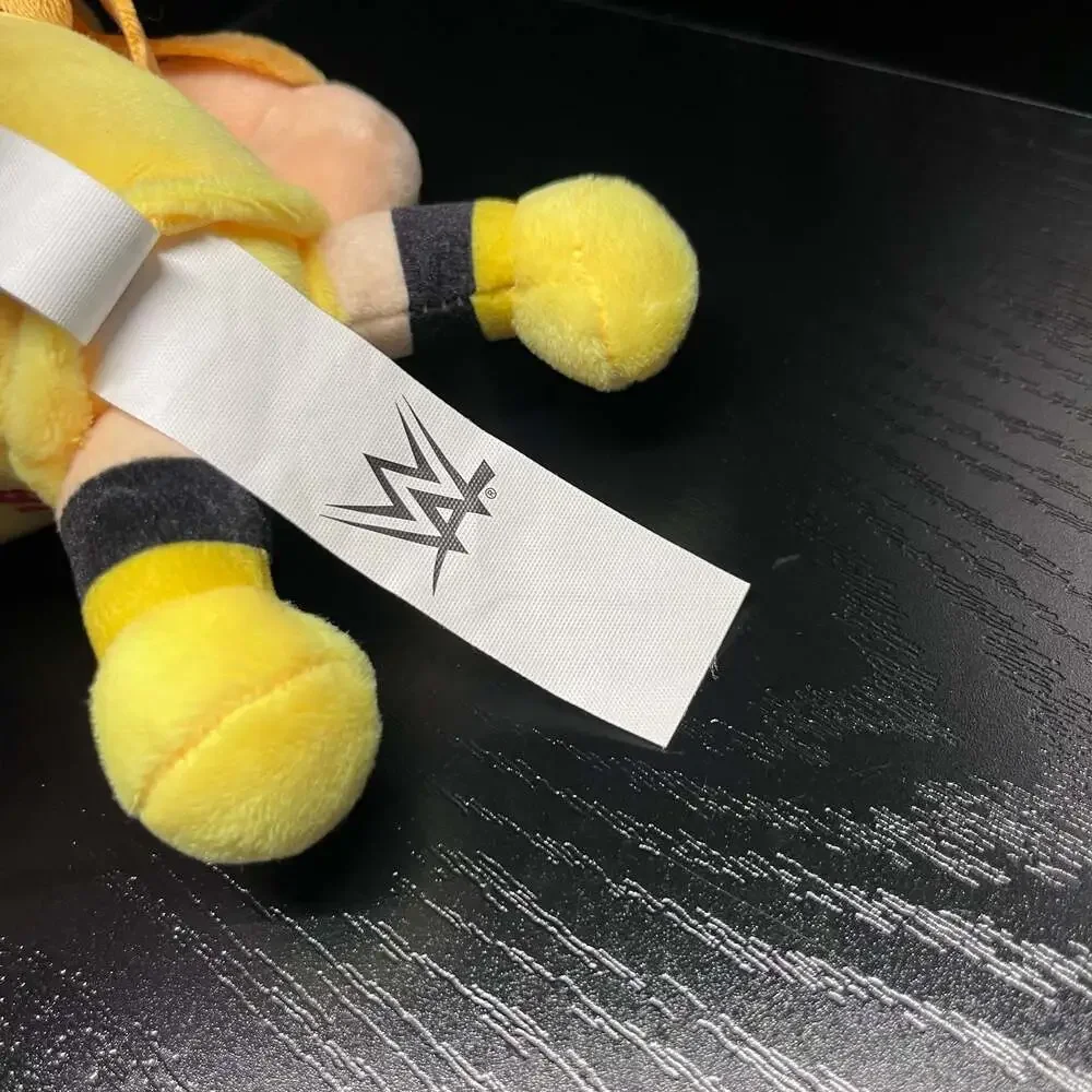 WWE Hulk Hogan 9” Plush Stuffed Toy 2018 Yellow Shirt Wrestling Figure